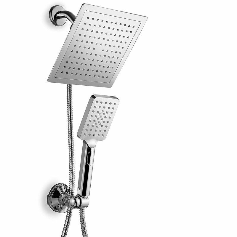 Dreamspa Rainfall Massagejet Dual Shower Head Wayfair 7510